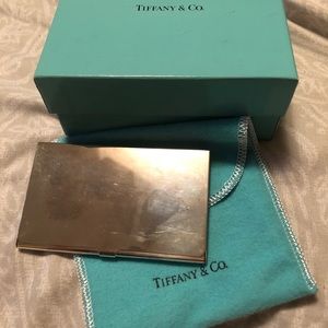 Tiffany & Co. Silverplate business card holder